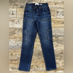 Celebrity Pink Cargo Skinny Jeans Juniors Sz 5 🥰 Like New